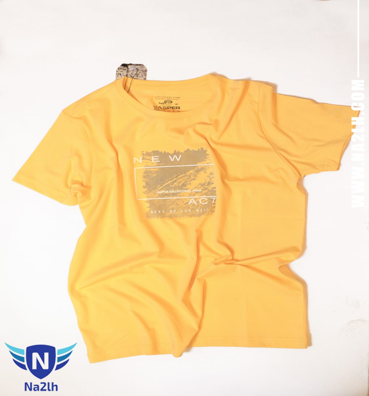 تيشرت قطن برقبة دائرية